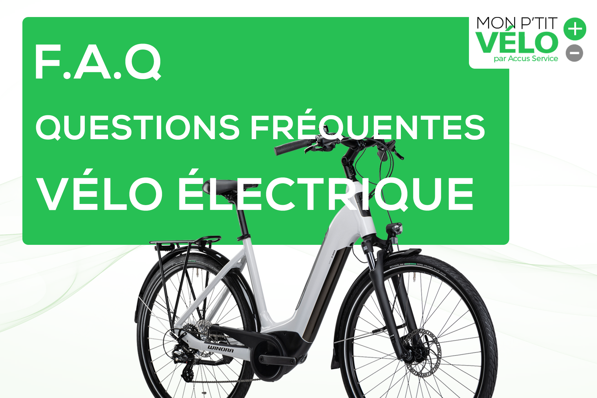 FAQ Questions fréquentes vélo électrique